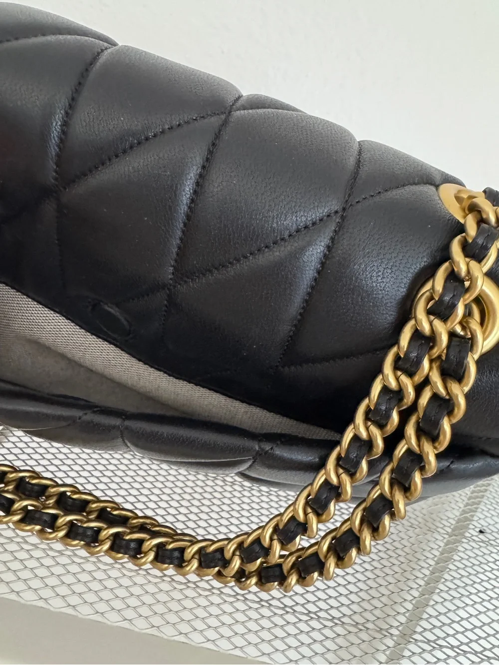 Coach Quilted Tabby 26 in Black - Picture 3 of 10